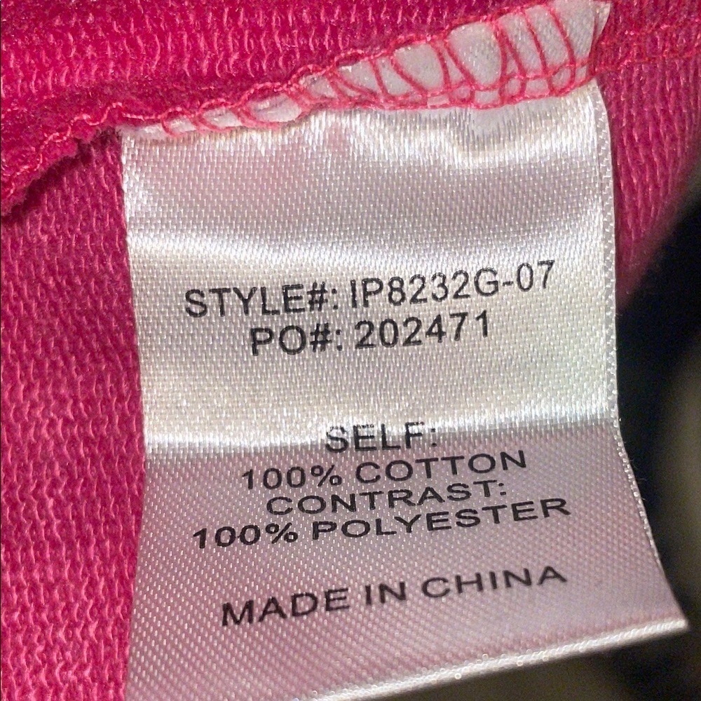 Bibi Pink Sweater with Pink Patterned Sleeves - Picture 7 of 8